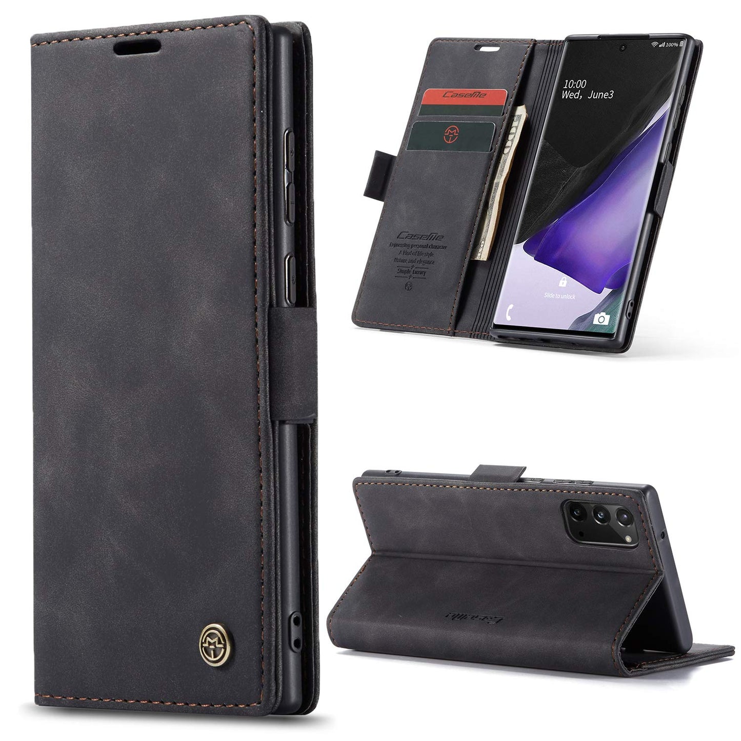 Premium Leather Case for Samsung Galaxy Note 20 Ultra Slim, Shockproof, Soft Touch Cover
