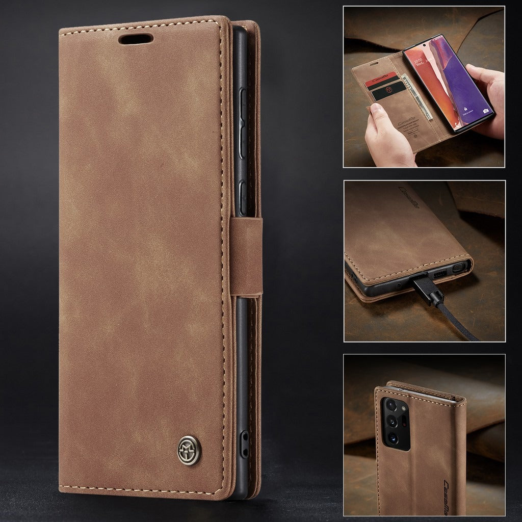 Premium Leather Case for Samsung Galaxy Note 20 Ultra Slim, Shockproof, Soft Touch Cover