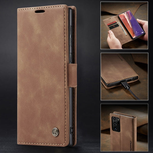 Premium Leather Case for Samsung Galaxy Note 20 Ultra Slim, Shockproof, Soft Touch Cover