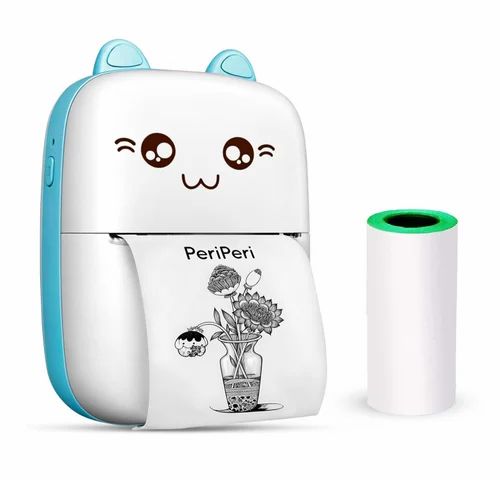 Cute Mini HD Pocket Printer- Wireless Thermal Printer for Notes, Labels, Photos & Receipts
